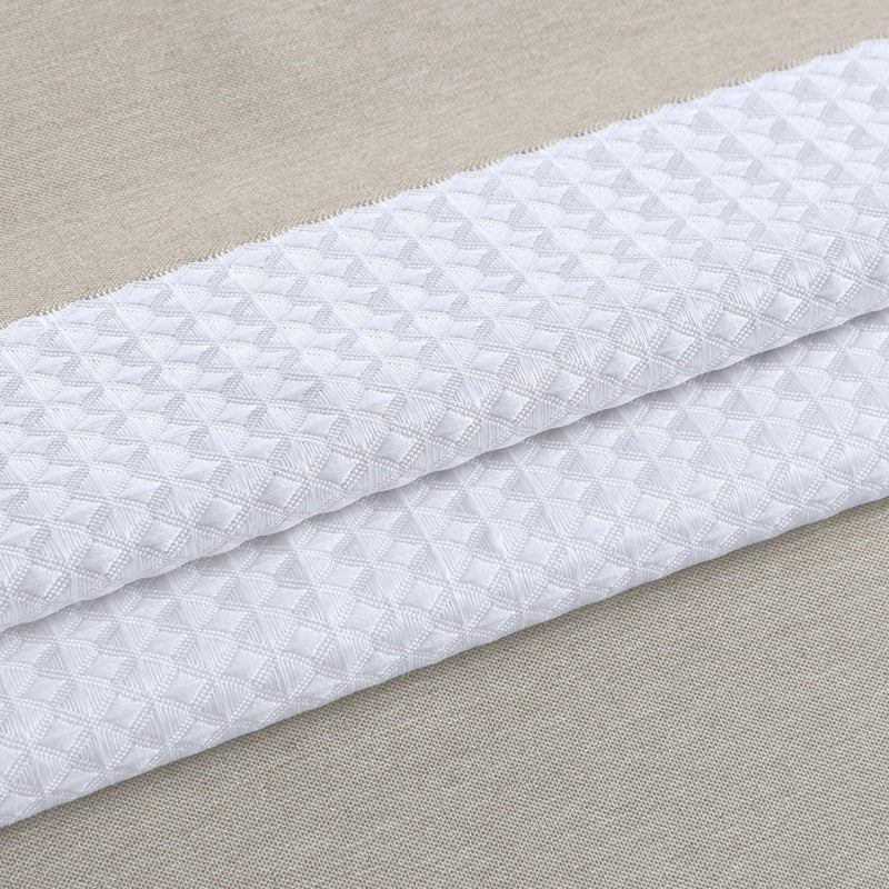 Madison Park - Spa Waffle Shower Curtain - Taupe - Quahog Bay Bedding