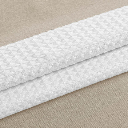 Madison Park - Spa Waffle Shower Curtain - Taupe - Quahog Bay Bedding