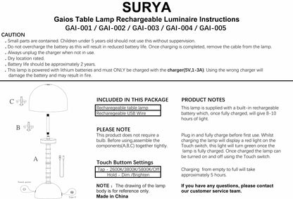 Magdagachi Orange Table Lamp - Quahog Bay Bedding