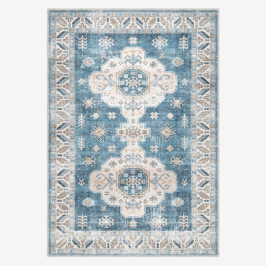 Maipo Area Rug - Modern, Stain Resistant, Chenille Cotton Rugs, Non-Slip Base - Quahog Bay Bedding