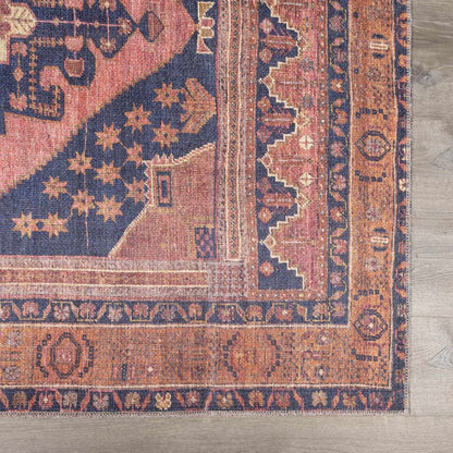 Malamote Vintage Flat Pile Washable Rug - Quahog Bay Bedding