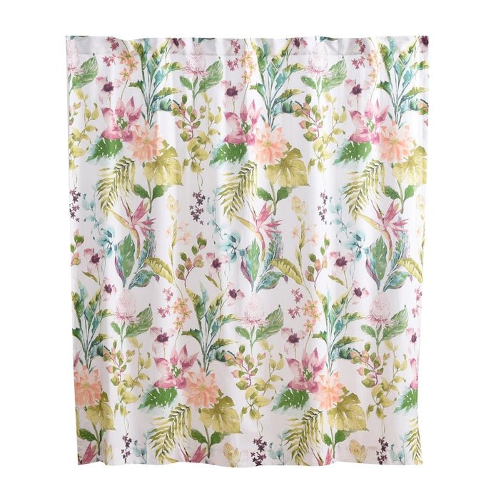 Malana Shower Curtain - Tropical Coastal Shower Curtains - Quahog Bay Bedding