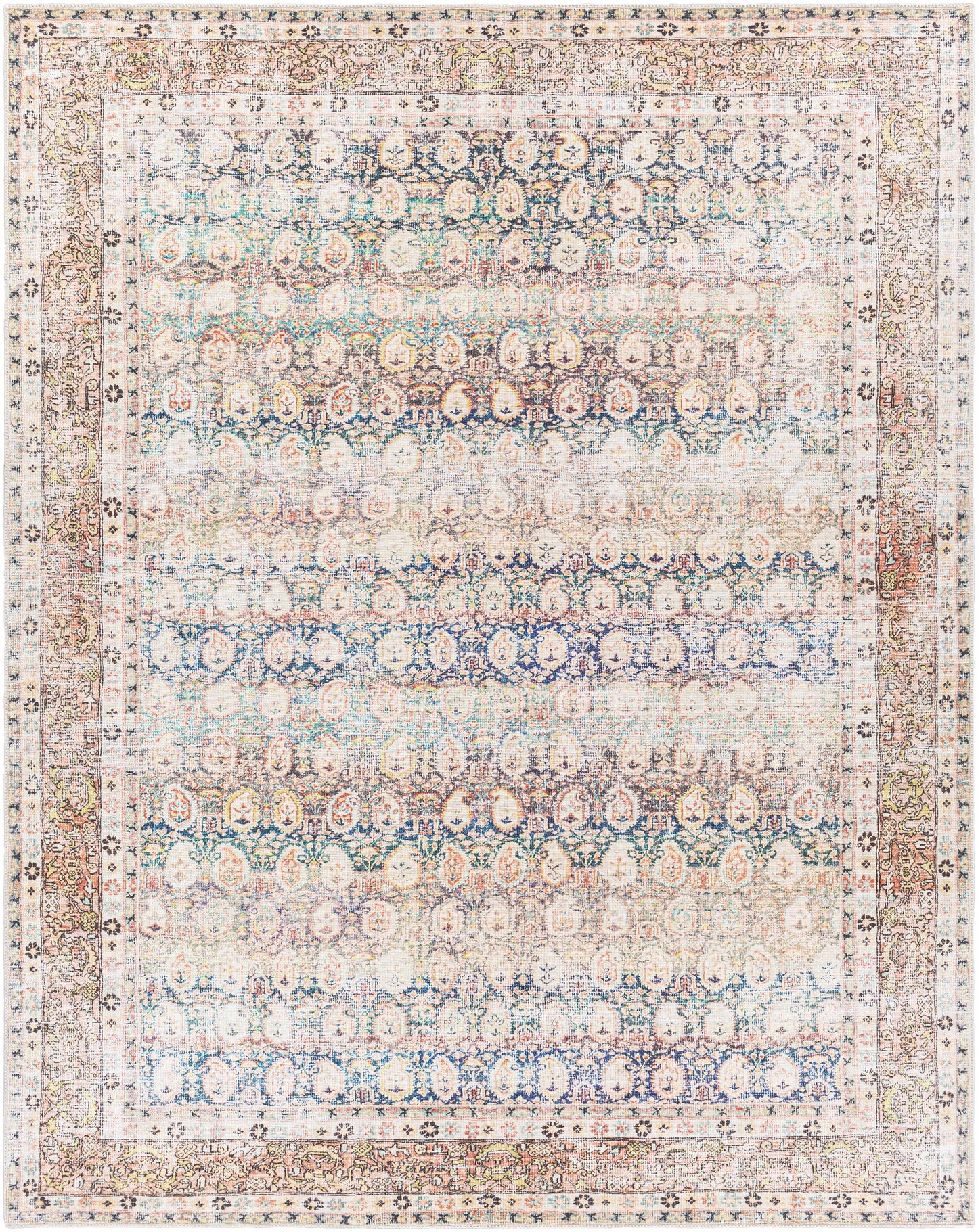 Maligaya Distressed Washable Rug - Clearance