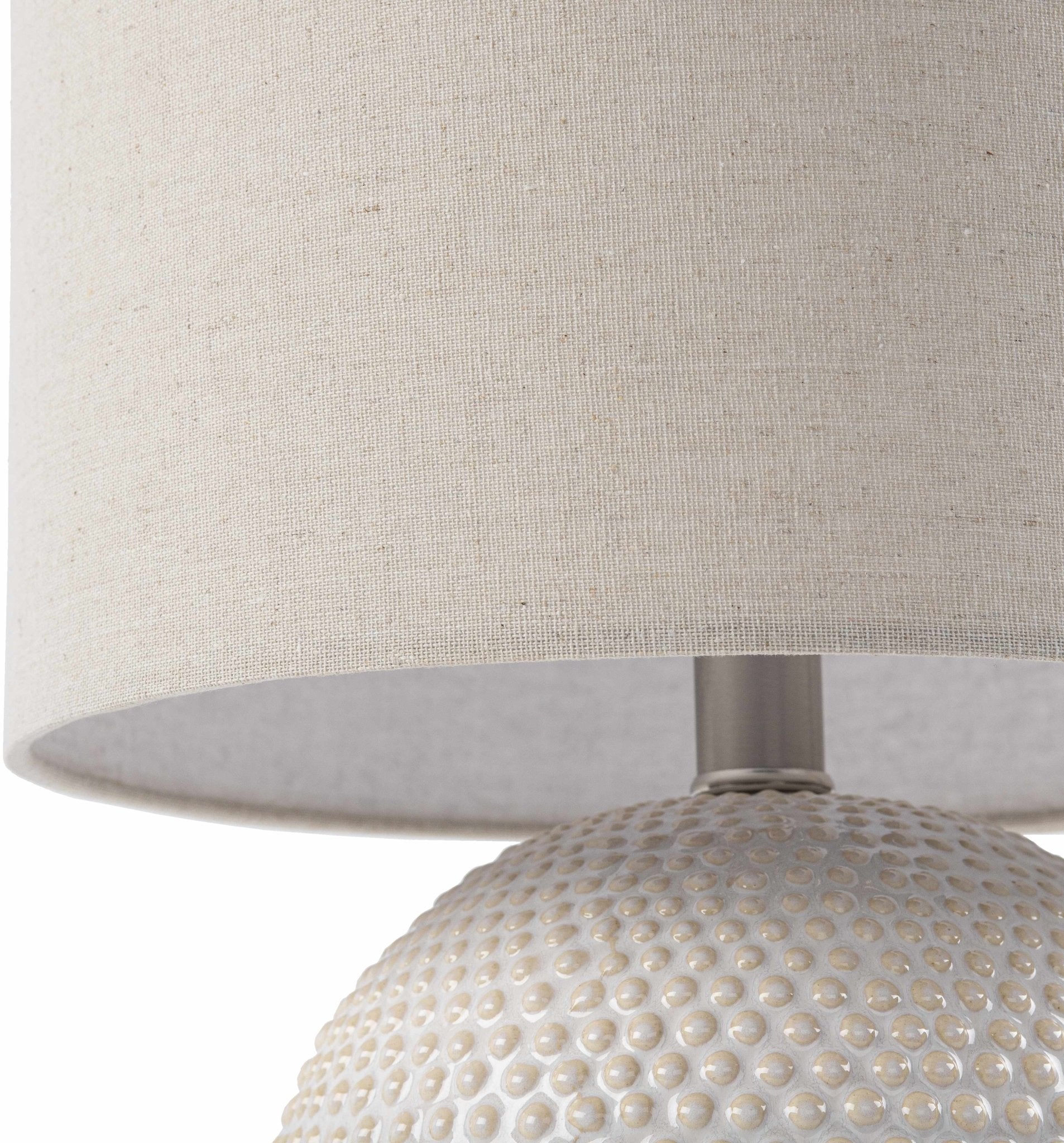 Manaloal Beige Textured Table Lamp - Quahog Bay Bedding