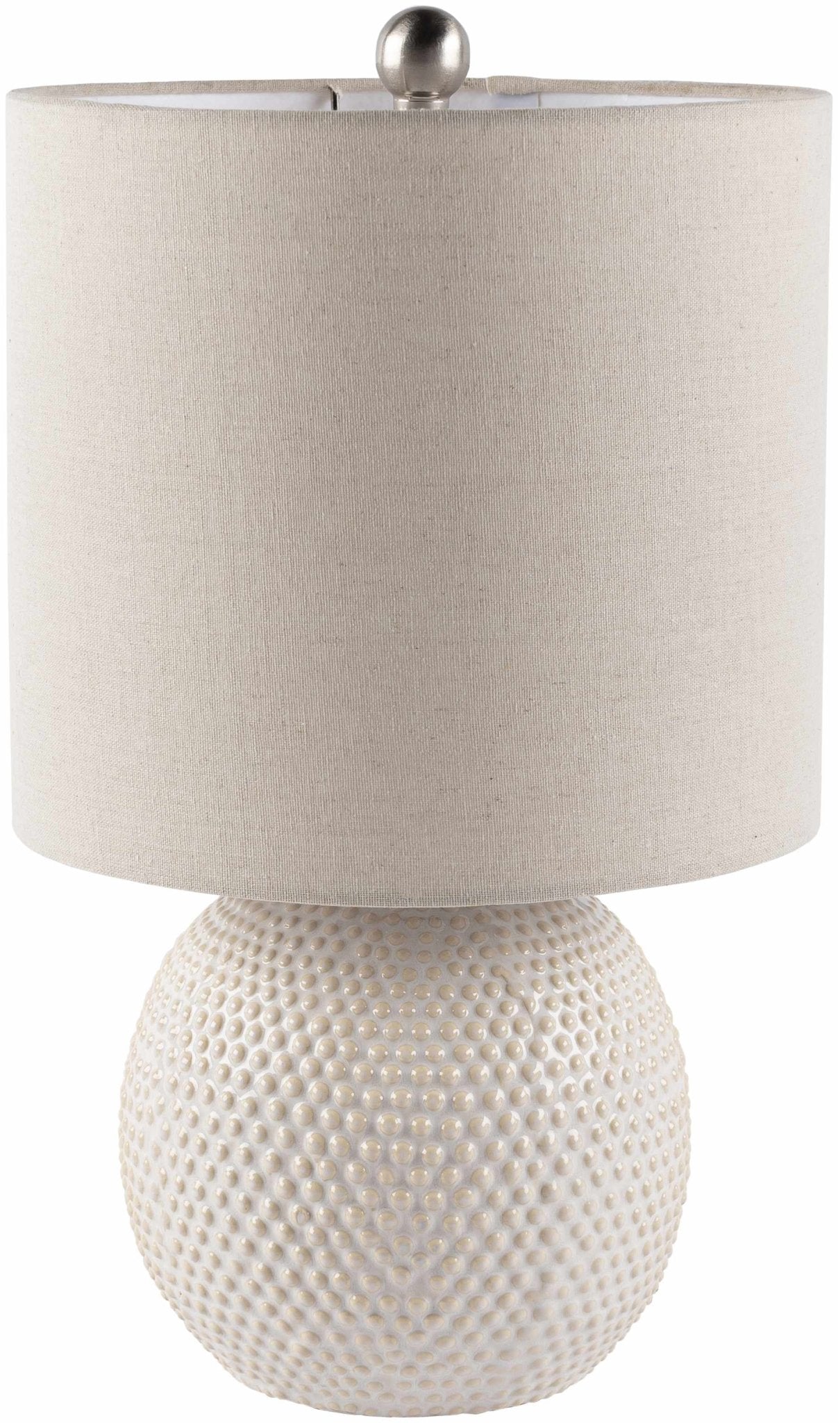 Manaloal Beige Textured Table Lamp - Quahog Bay Bedding