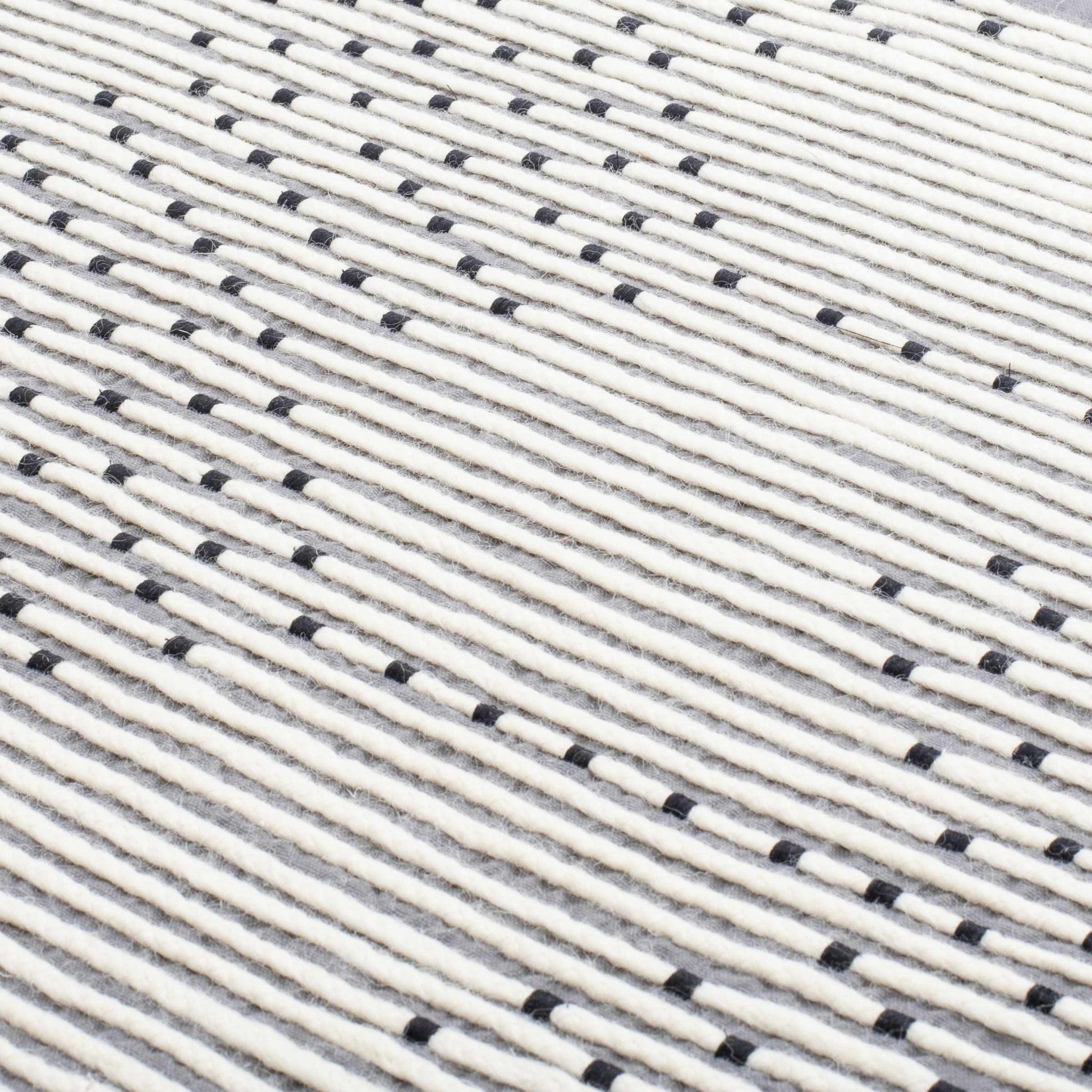 Mansura Gray and White Patterned Wall Hanging - Quahog Bay Bedding