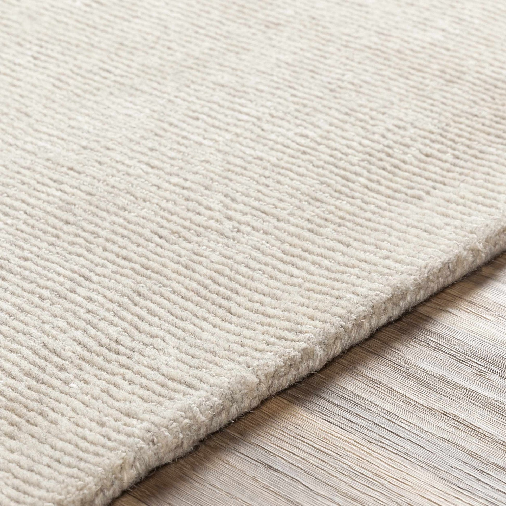Mariba Ivory Wool Area Rug - Quahog Bay Bedding