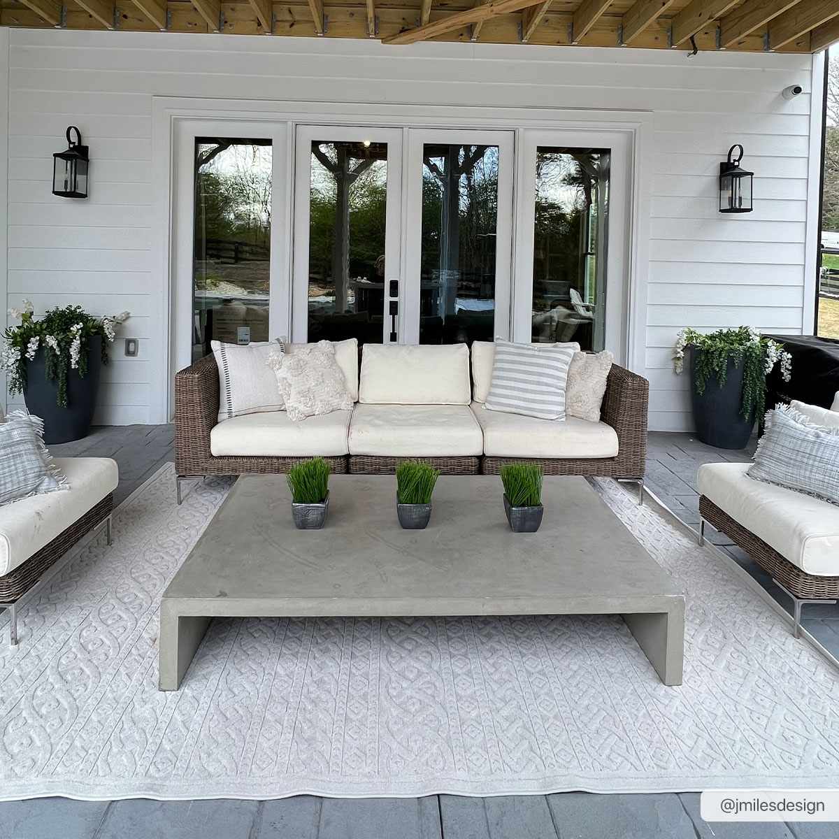 Maribyrnong 3D Outdoor Area Rug - Quahog Bay Bedding