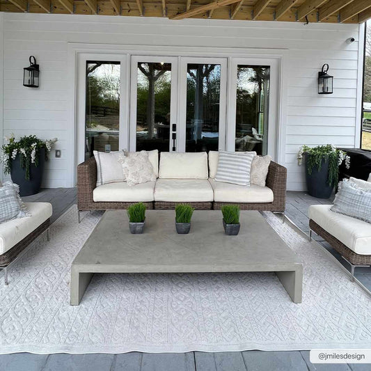 Maribyrnong 3D Outdoor Area Rug - Quahog Bay Bedding