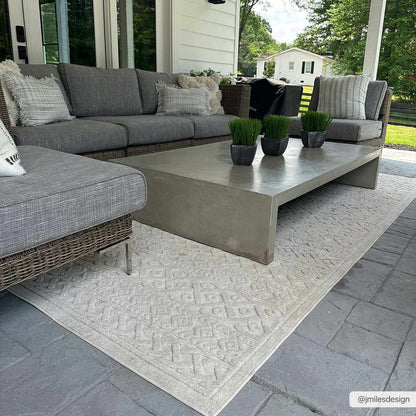 Maribyrnong 3D Outdoor Area Rug - Quahog Bay Bedding