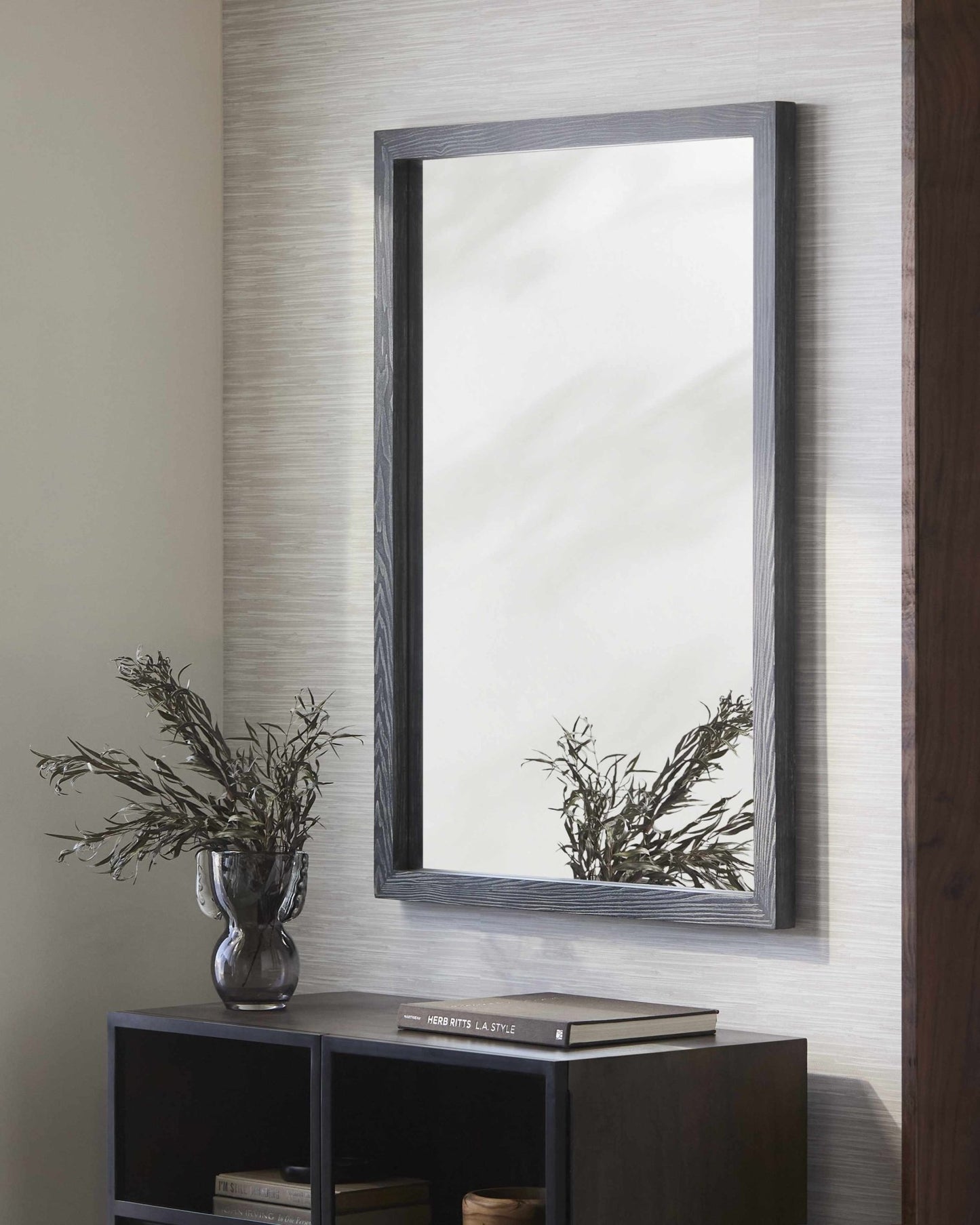 Matagalpa Black Accent Mirror - Quahog Bay Bedding