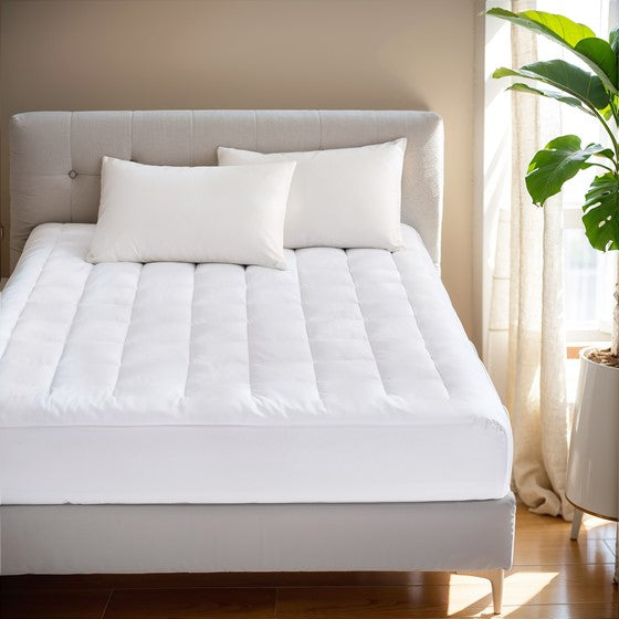 Cloud Soft Overfilled Plush Waterproof Mattress Pad - Quahog Bay Bedding