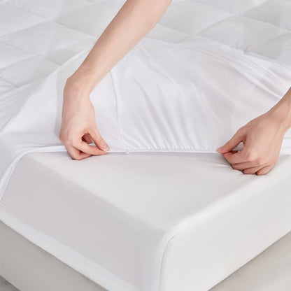 Cloud Soft Overfilled Plush Waterproof Mattress Pad - Quahog Bay Bedding