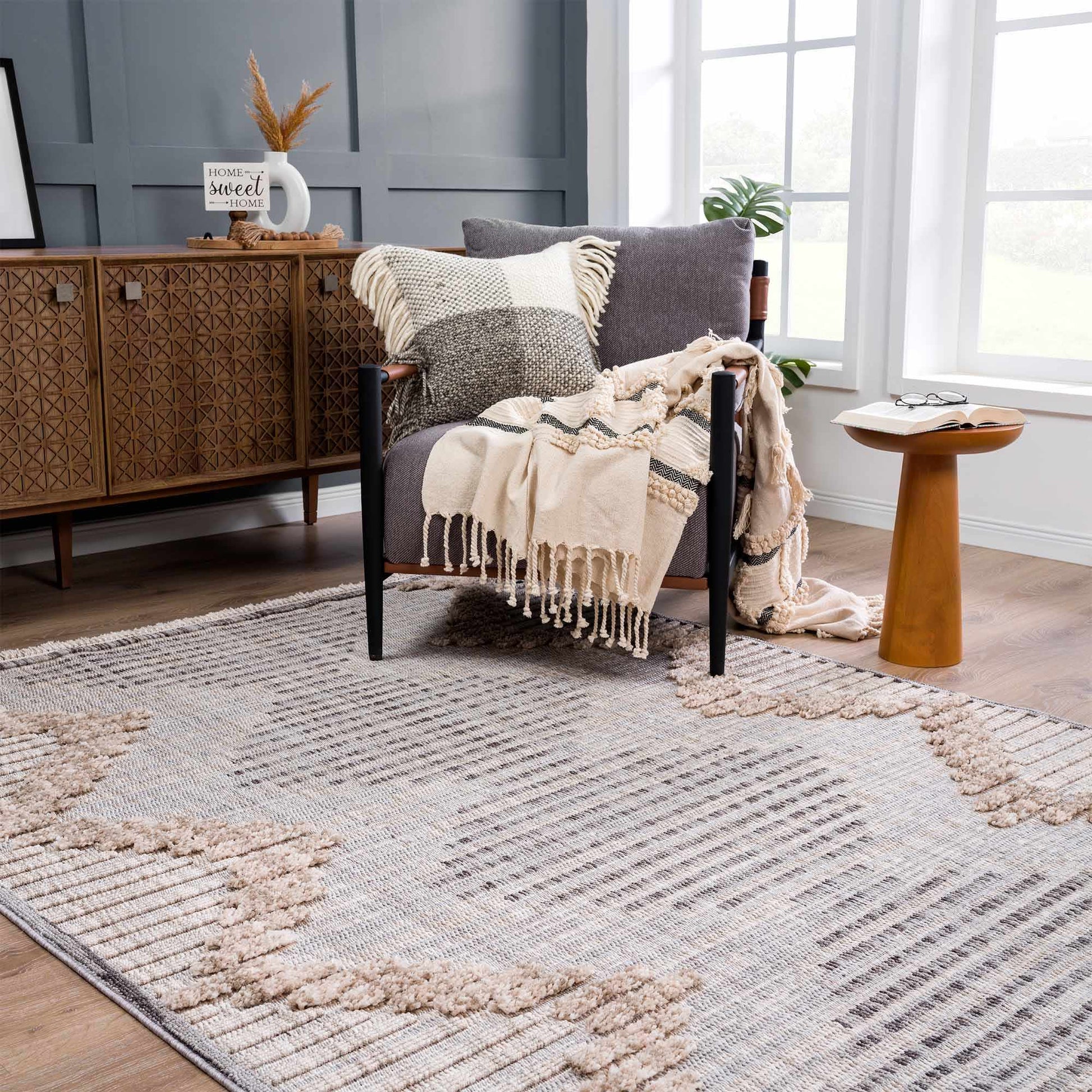 Maulawin High - Low Rustic Rug - Quahog Bay Bedding
