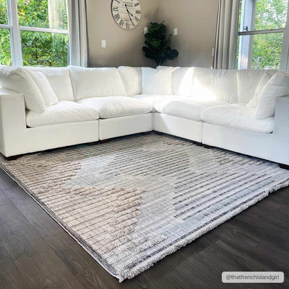 Maulawin High - Low Rustic Rug - Quahog Bay Bedding