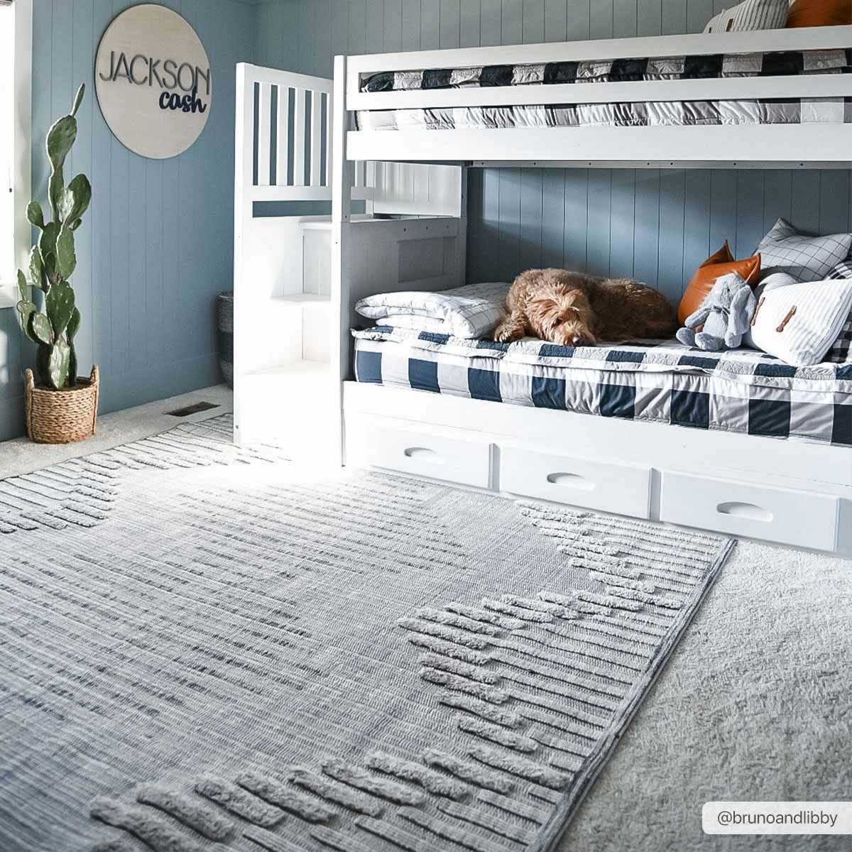 Maulawin High - Low Rustic Rug - Quahog Bay Bedding