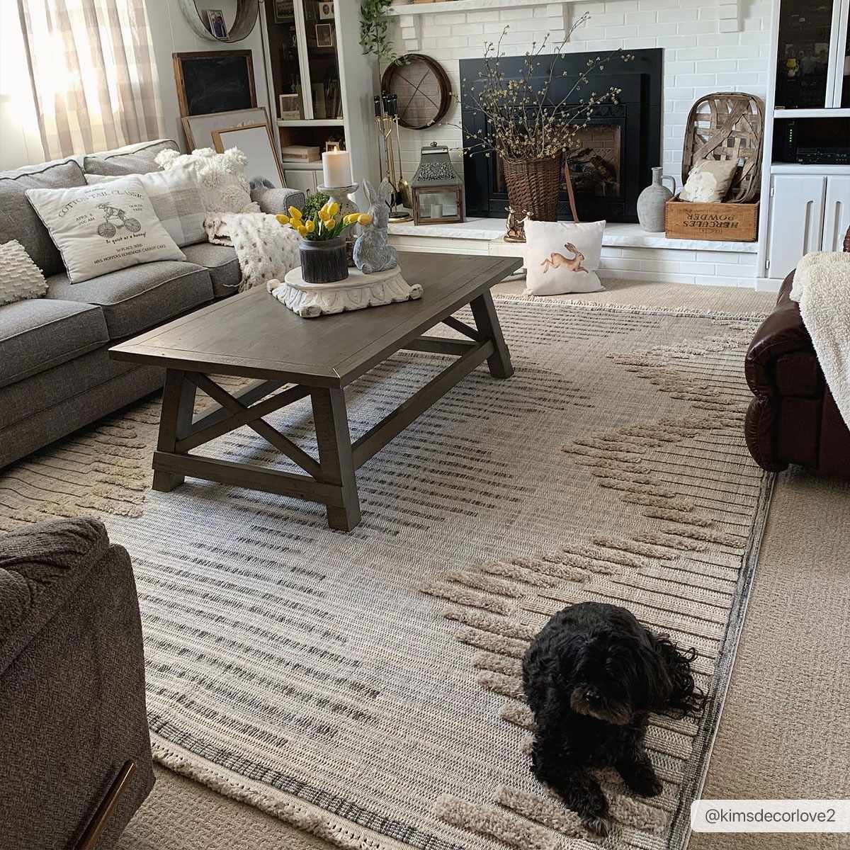 Maulawin High - Low Rustic Rug - Quahog Bay Bedding