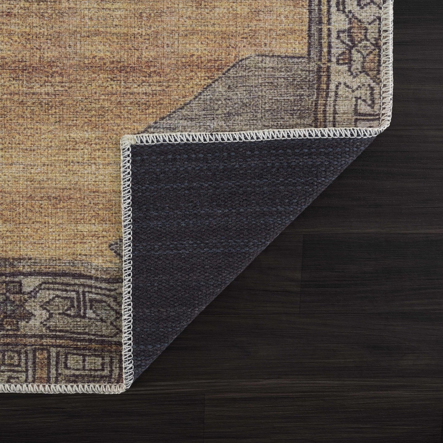 Medinah Washable Rug - Low Pile | Traditional Style - Quahog Bay Bedding