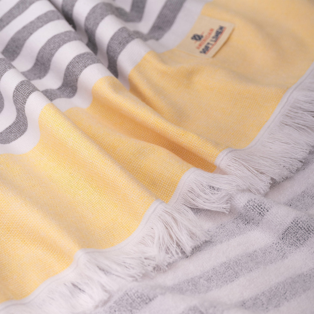 Mediterranean 100% Cotton Turkish Bath Towels - Quahog Bay Bedding