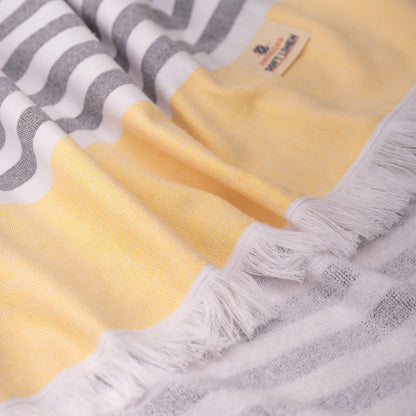 Mediterranean 100% Cotton Turkish Bath Towels - Quahog Bay Bedding