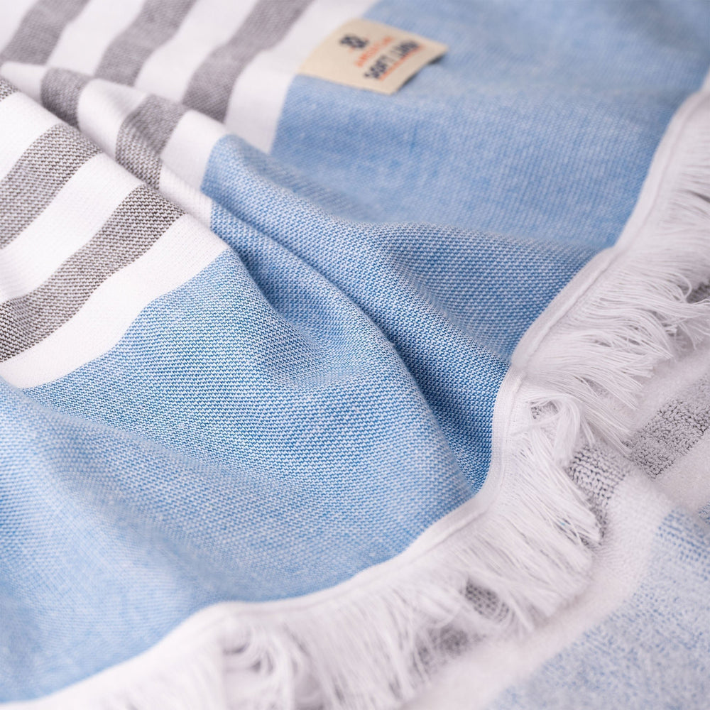 Mediterranean 100% Cotton Turkish Bath Towels - Quahog Bay Bedding