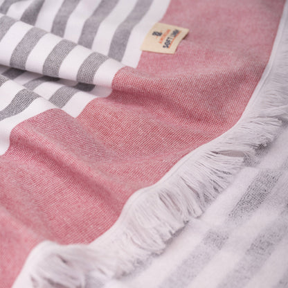 Mediterranean 100% Cotton Turkish Bath Towels - Quahog Bay Bedding