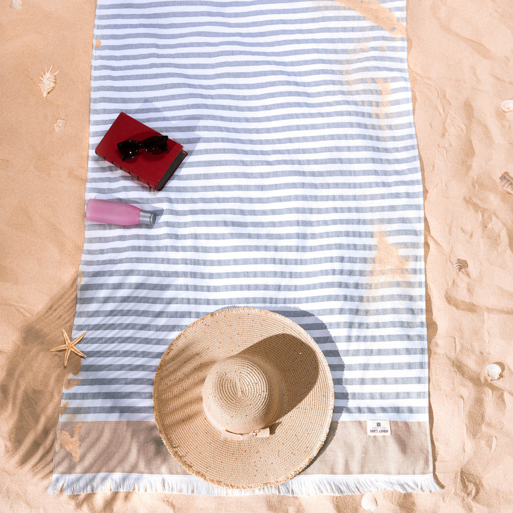 Mediterranean 100% Cotton Turkish Bath Towels - Quahog Bay Bedding