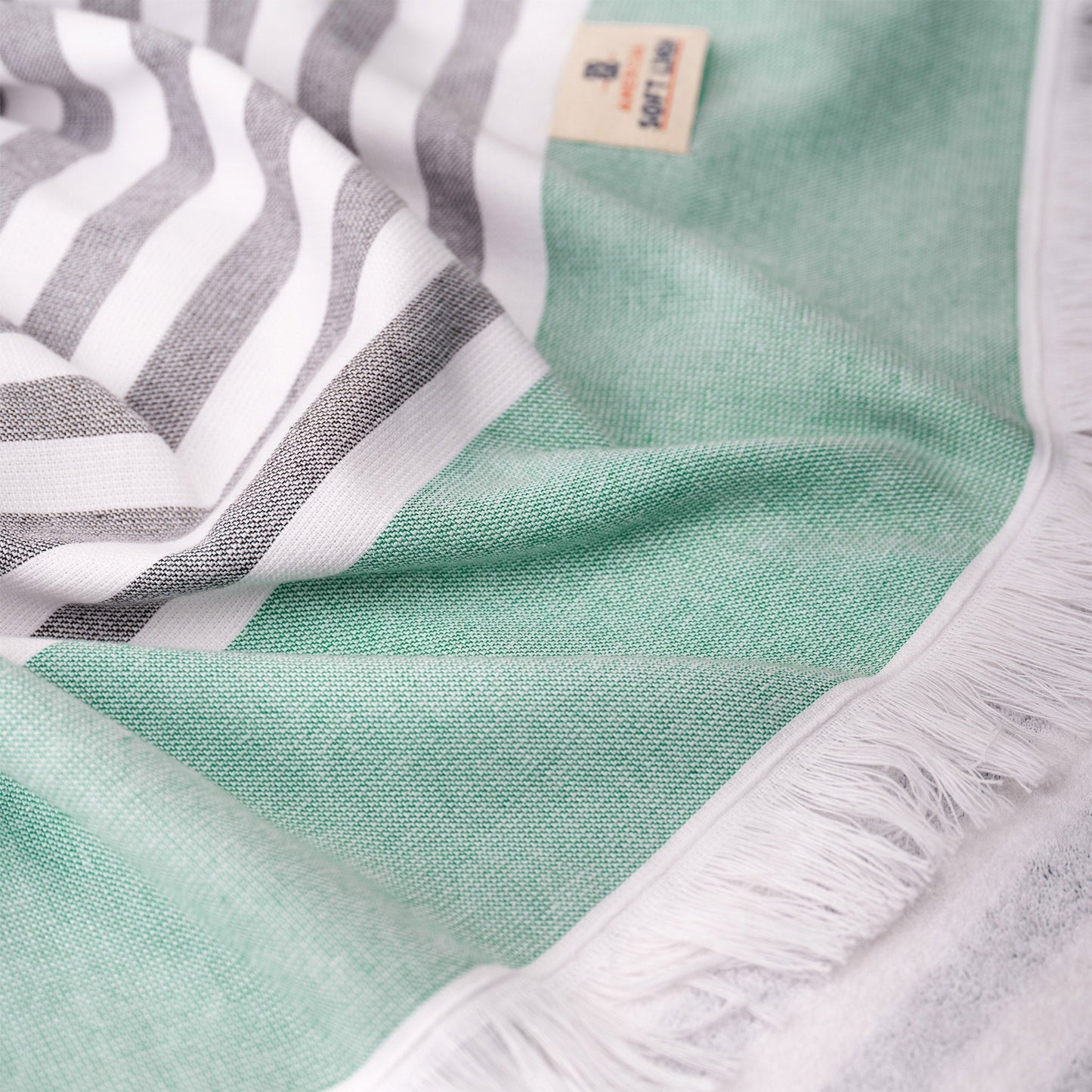 Mediterranean 100% Cotton Turkish Bath Towels - Quahog Bay Bedding