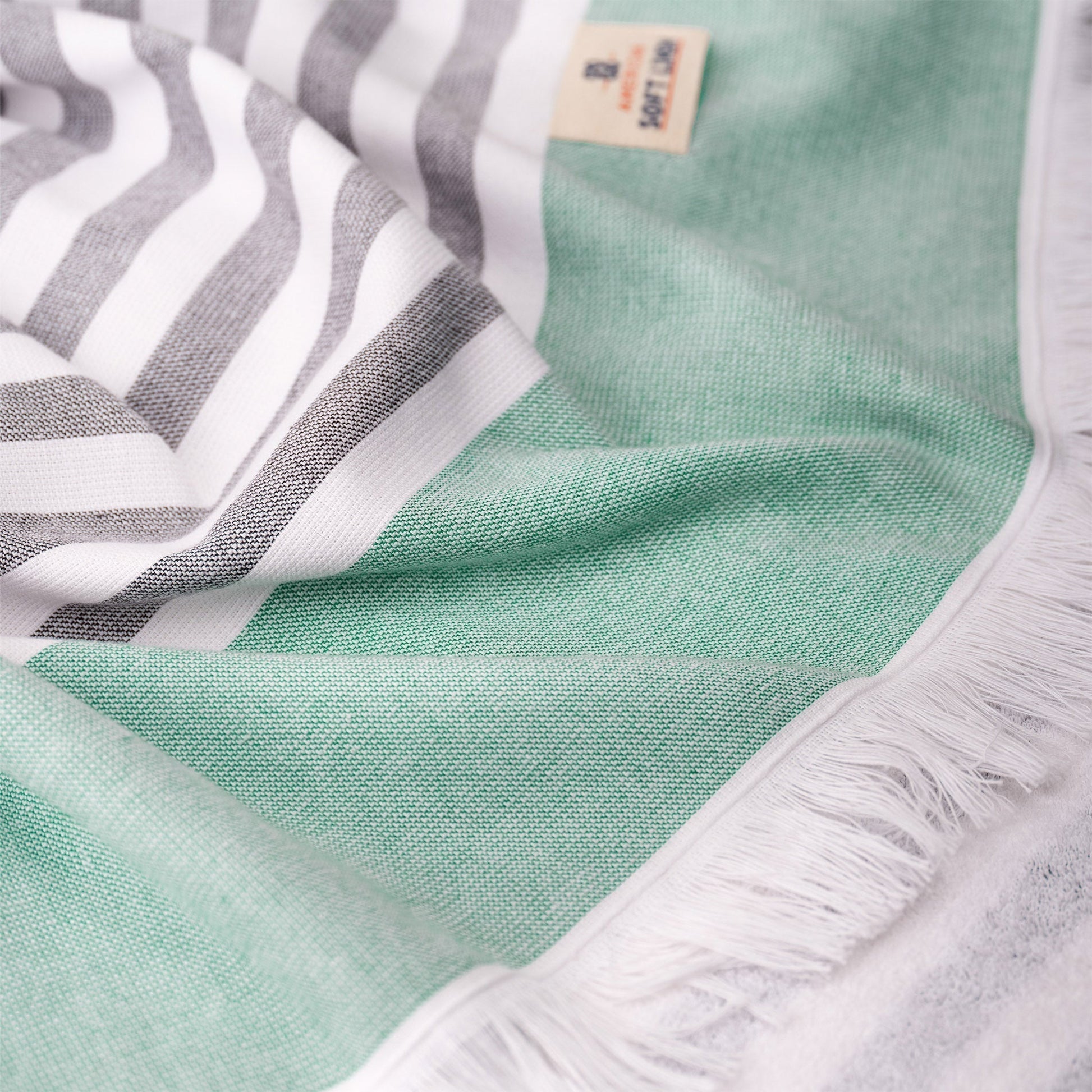 Mediterranean 100% Cotton Turkish Bath Towels - Quahog Bay Bedding