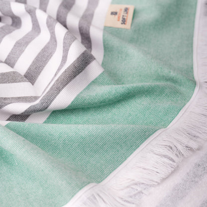 Mediterranean 100% Cotton Turkish Bath Towels - Quahog Bay Bedding