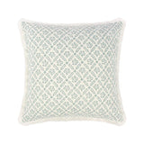 Melange Fringe Pillow - Spa Green - Quahog Bay Bedding