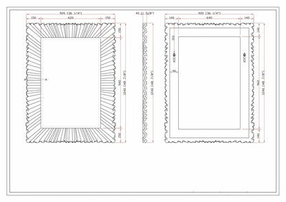 Mercier Silver Gray Mirror - Quahog Bay Bedding