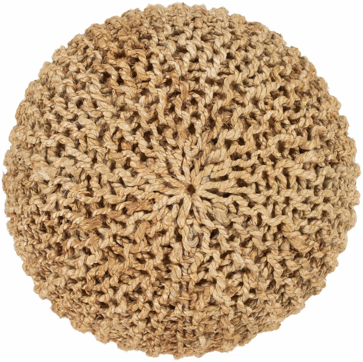 Merrittstown Cotton Knitted Pouf - Quahog Bay Bedding