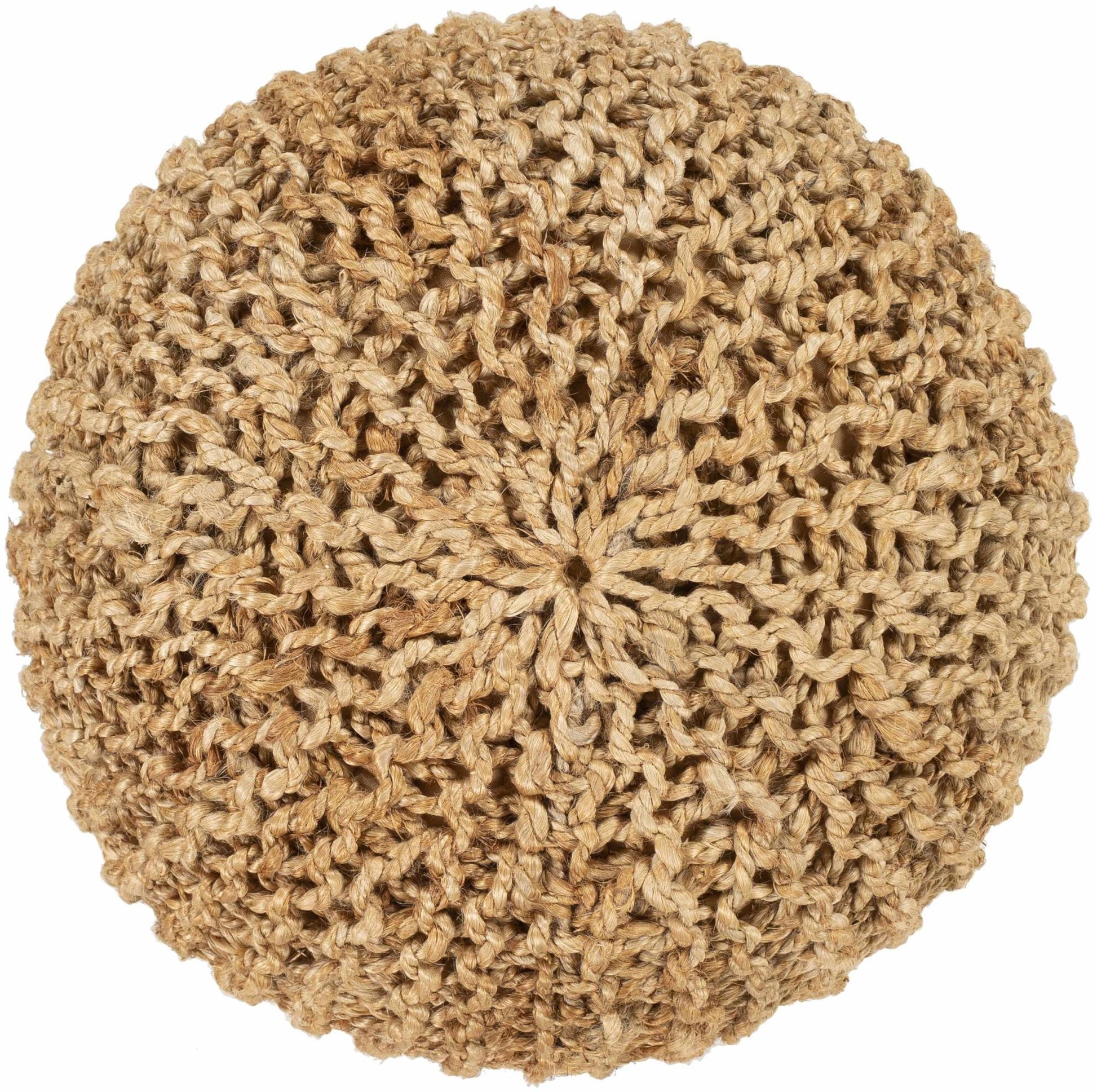 Merrittstown Cotton Knitted Pouf - Quahog Bay Bedding