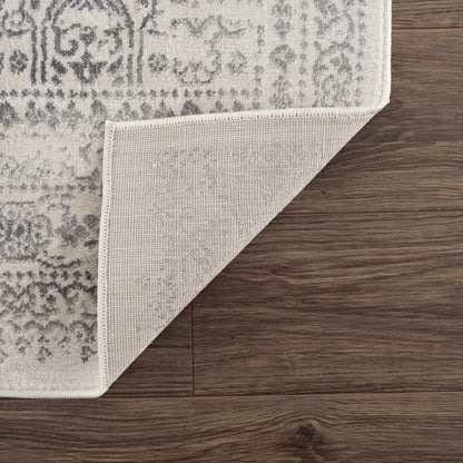 Michie Cream & Greay Area Rug - Traditional Rugs - Quahog Bay Bedding