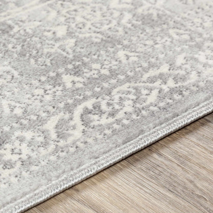 Michie Gray Area Rug - Medium Pile - Traditional Style Rugs - Quahog Bay Bedding