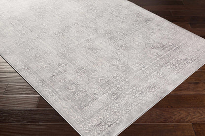Michie Gray Area Rug - Medium Pile - Traditional Style Rugs - Quahog Bay Bedding