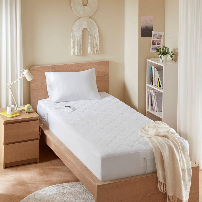 Microfiber Zoned Heated Mattress Pad - Quahog Bay Bedding