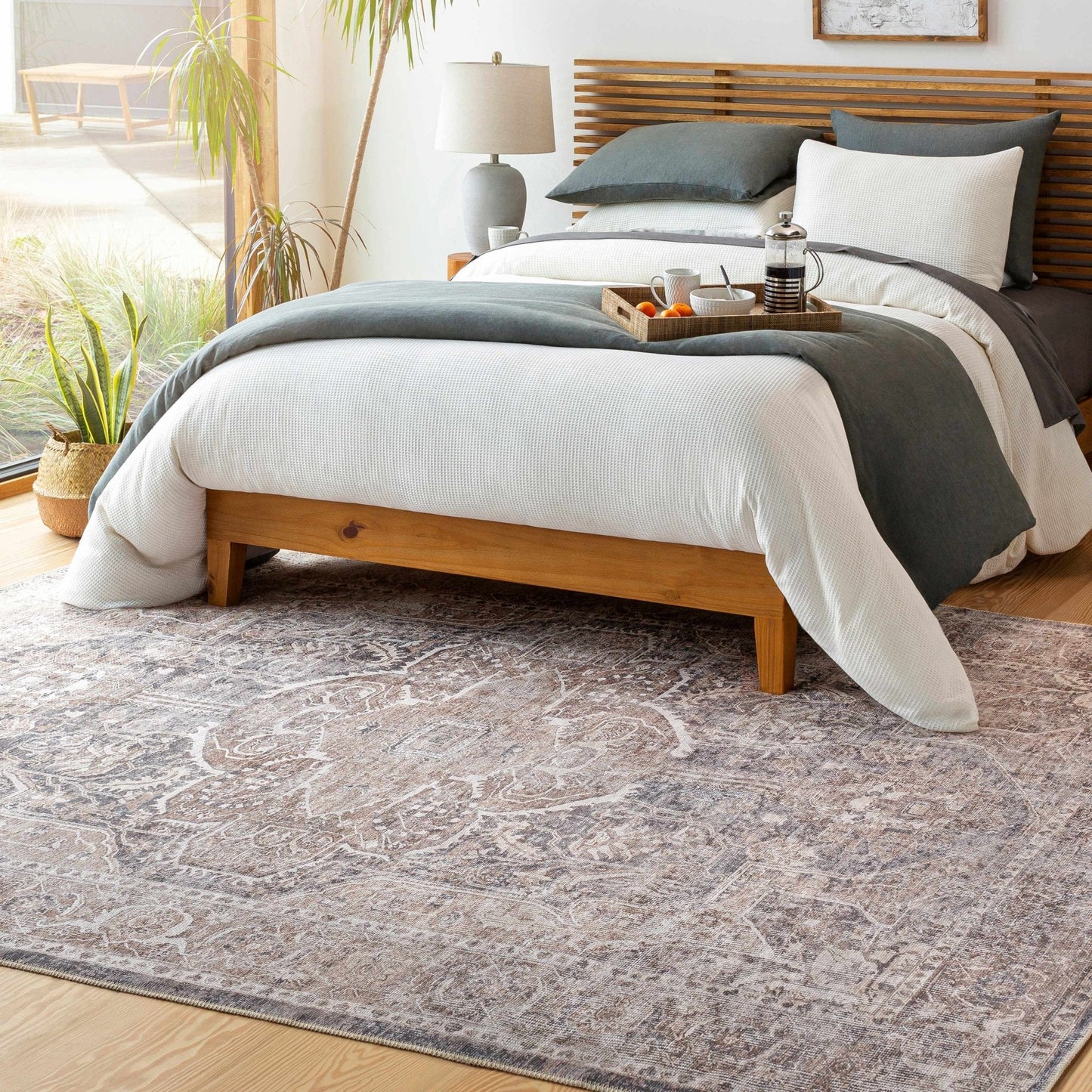 Mignon Washable Area Rug - Quahog Bay Bedding