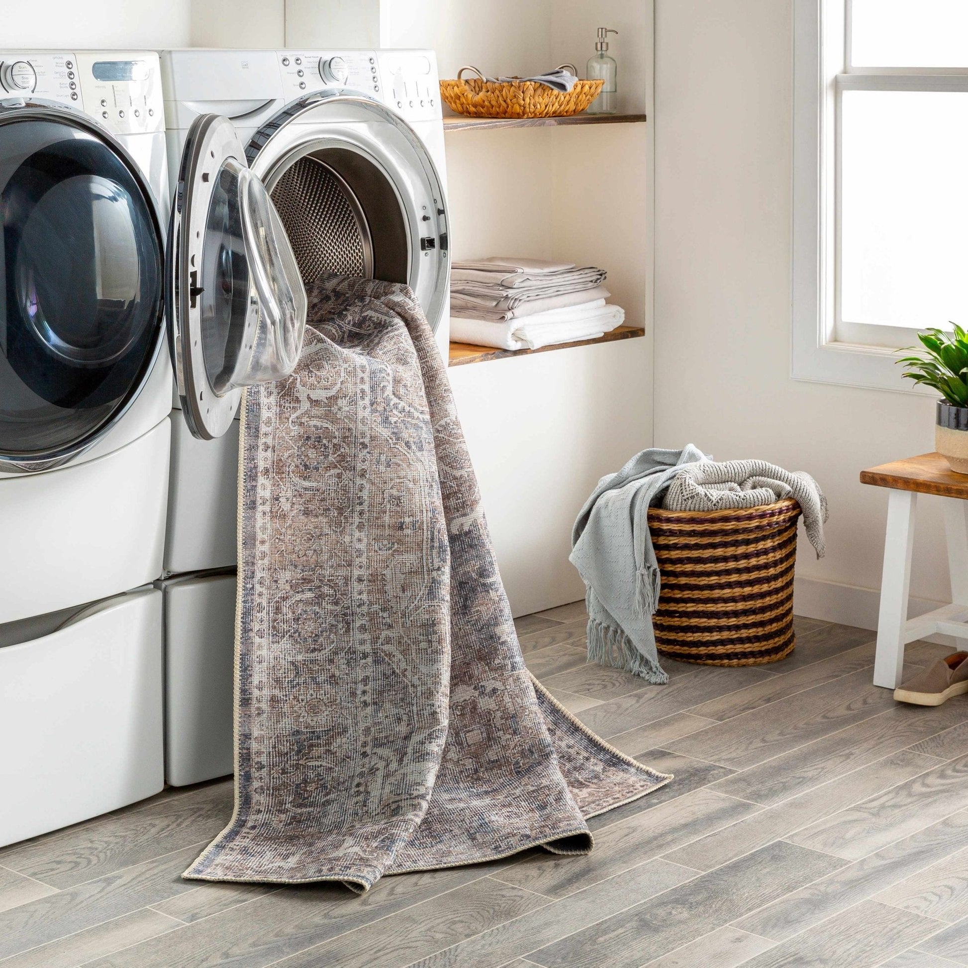 Mignon Washable Area Rug - Quahog Bay Bedding