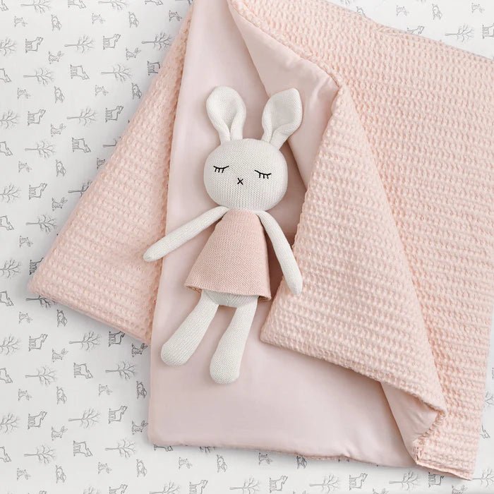 LevTex Mills Waffle 4 Piece Nursery Set - Luxurious Elegance in Cotton - Quahog Bay Bedding