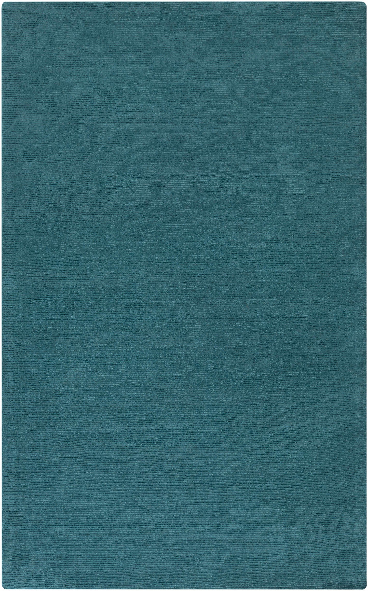 Brockton Solid Teal Wool  Rug