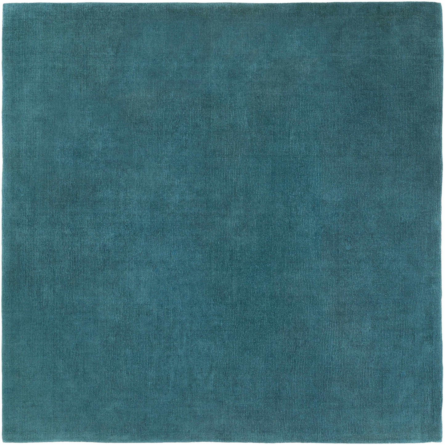 Brockton Solid Teal Wool  Rug