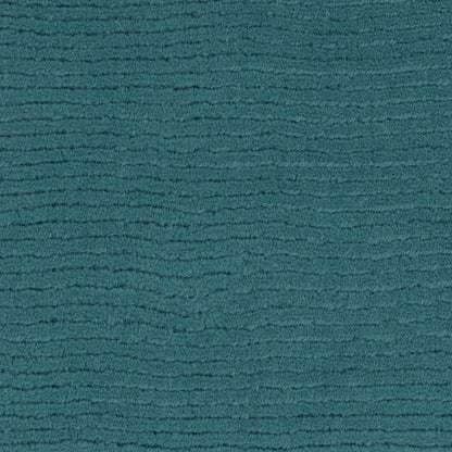 Brockton Solid Teal Wool  Rug