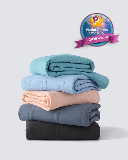 Mini Weighted Blanket 100% Cotton | Luxurious And Just The Right Size - Quahog Bay Bedding