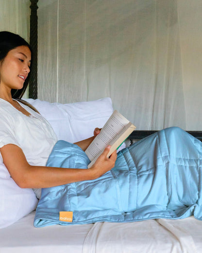 Mini Weighted Blanket 100% Cotton | Luxurious And Just The Right Size - Quahog Bay Bedding