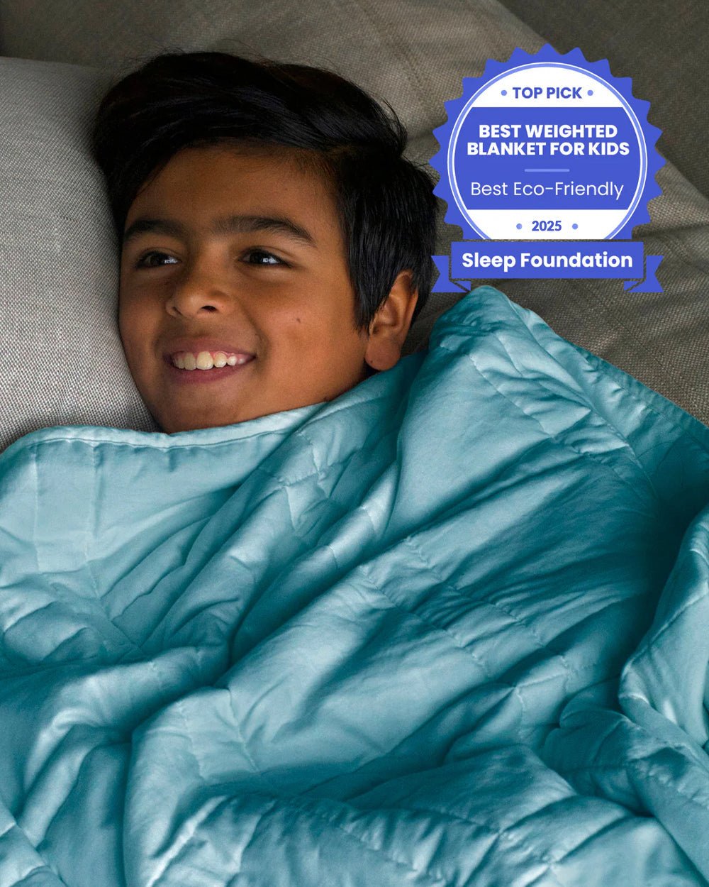 Mini Weighted Blanket 100% Cotton | Luxurious And Just The Right Size - Quahog Bay Bedding