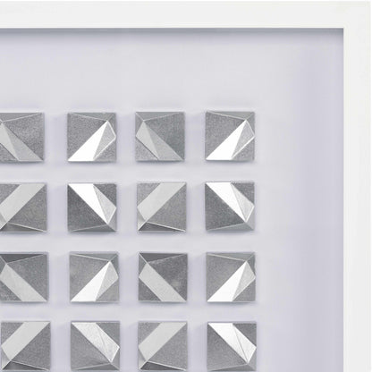 Mountainaire Silver Facet Wall Art