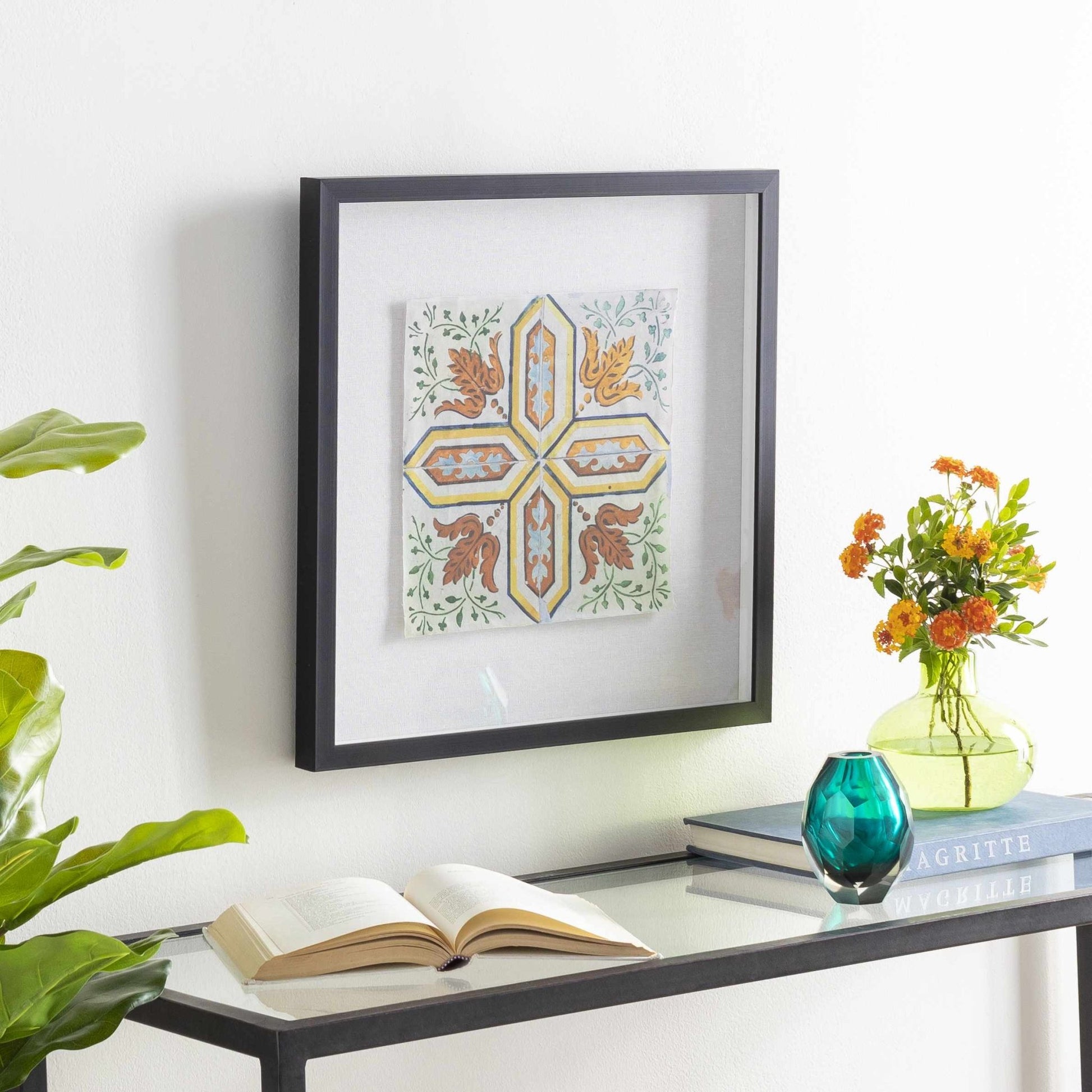 Mobo Black Frame Wall Art - Quahog Bay Bedding