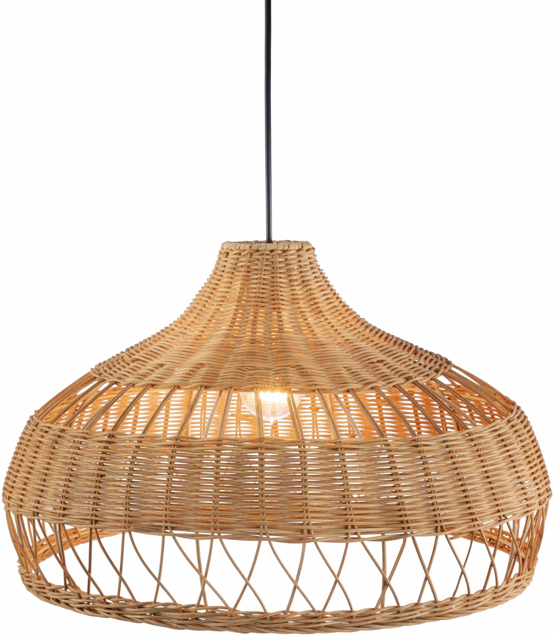 Moijabana Rattan Pendant Light - Quahog Bay Bedding
